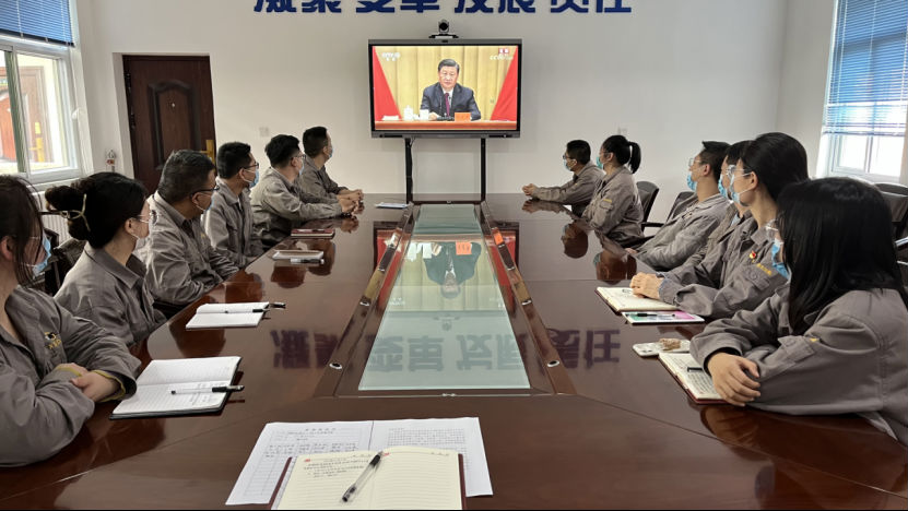 綻放五月  青春高歌 兩集團各級團組織認真學習習近平總書記在慶祝中國共產主義青年團成立100周年大會上的講話  積極開展青年活動